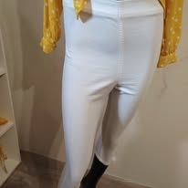 F&F Fehér háronegyedes Nadrág