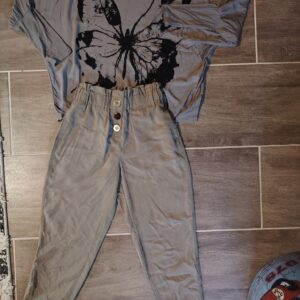 zara khaki nadrág l méret