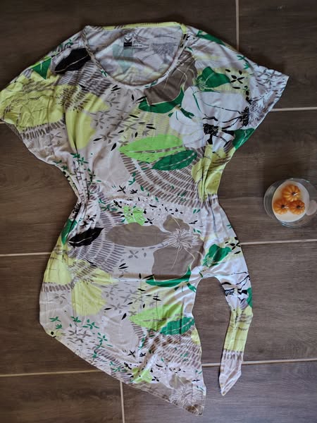 levél mintás felső l méret